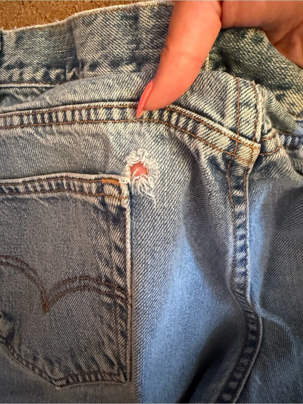 Levi's 550 Men's Relaxed Fit Jeans Blue Medium Wash Size 34x32